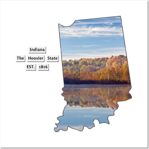 Indiana USA Wall Art by Designs by Dyer